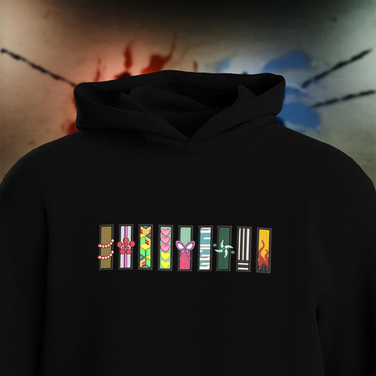 Hashiras Embroidery Hoodie
