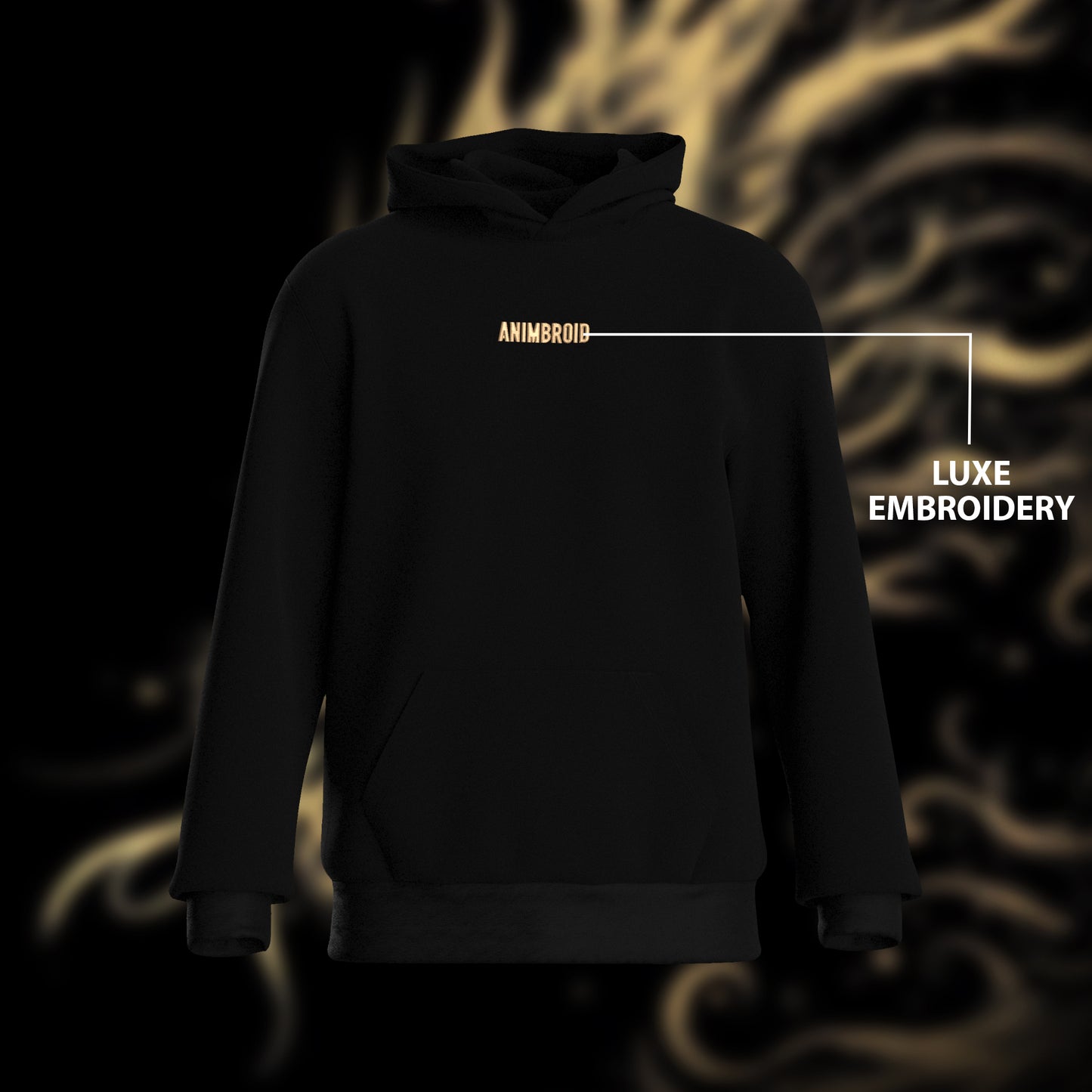 The Snake & The Dragon Hoodie - Luxe Embroidery & Premium Fabric