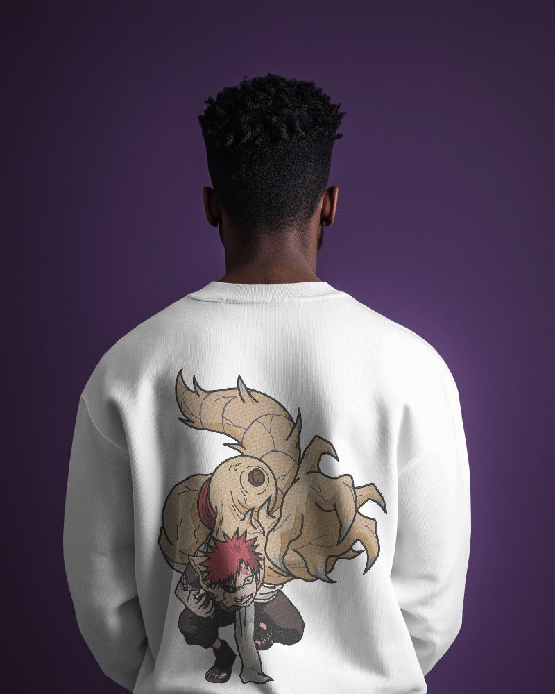 GARA OF THE SAND Embroidered Oversized Sweatshirt