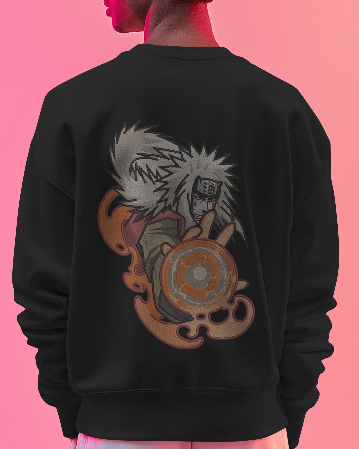 JIRAYA Embroidered Oversized Sweatshirt