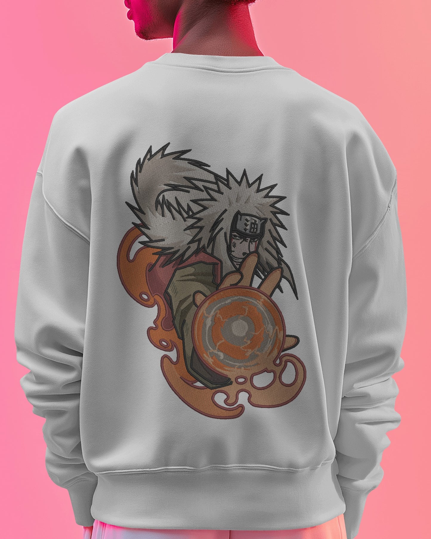 JIRAYA Embroidered Oversized Sweatshirt