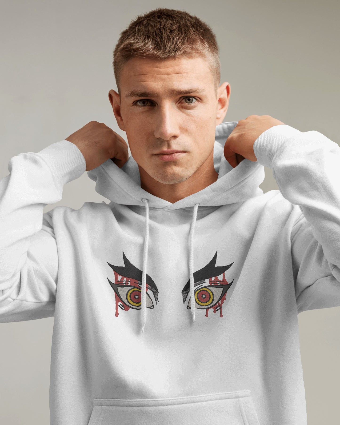 KYOJURO RENGOKU - FLAME HASHIRA Embroidered Oversized Hoodie
