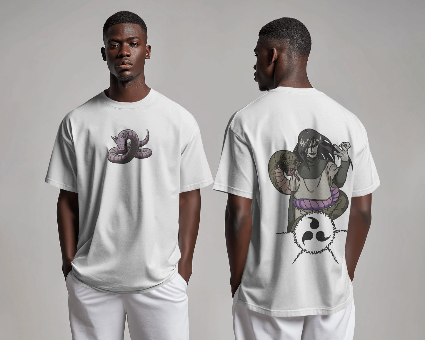 OROCHIMARU Embroidered Oversized TShirt