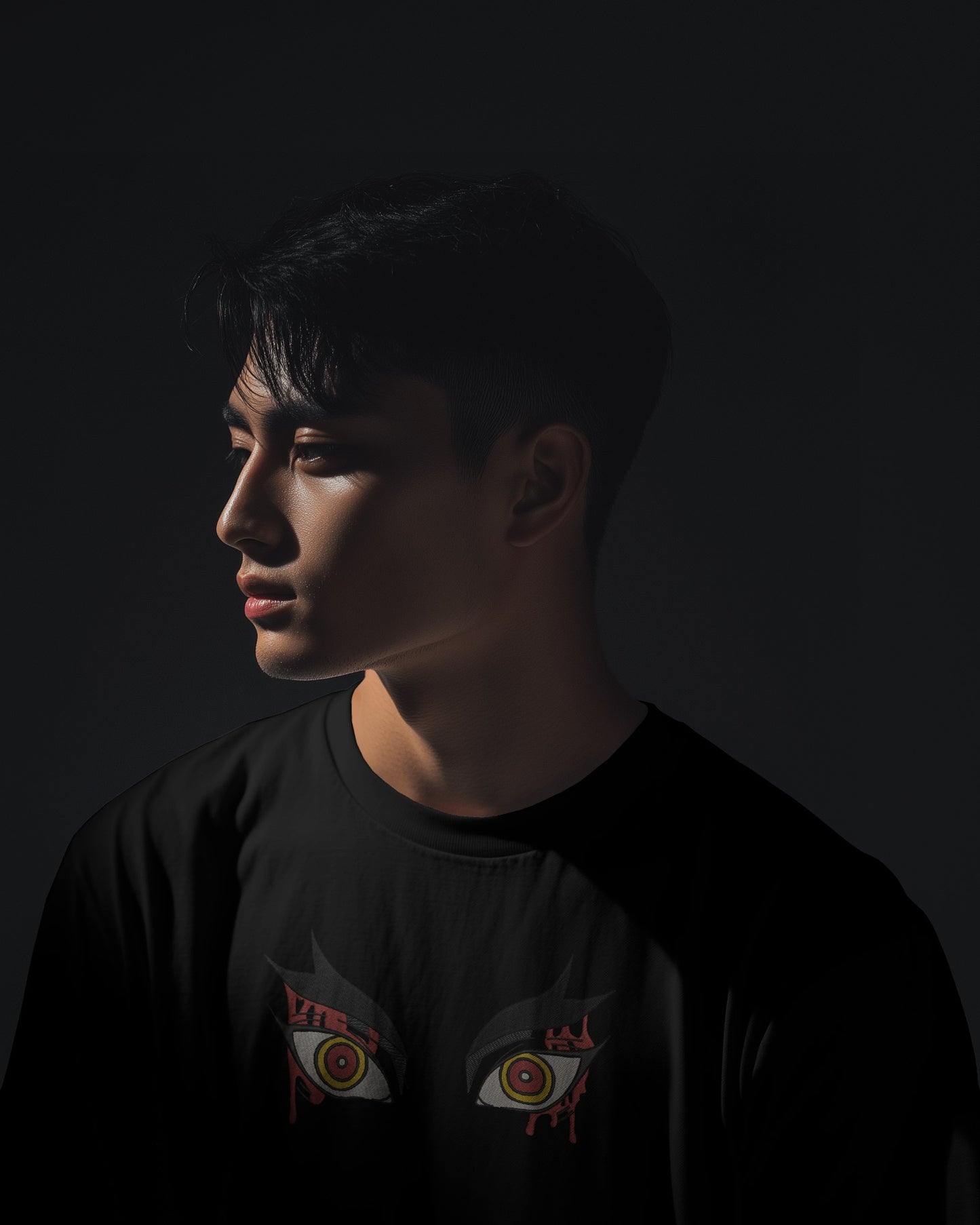 KYOJURO RENGOKU-FLAME HASHIRA Embroidered Oversized TShirt