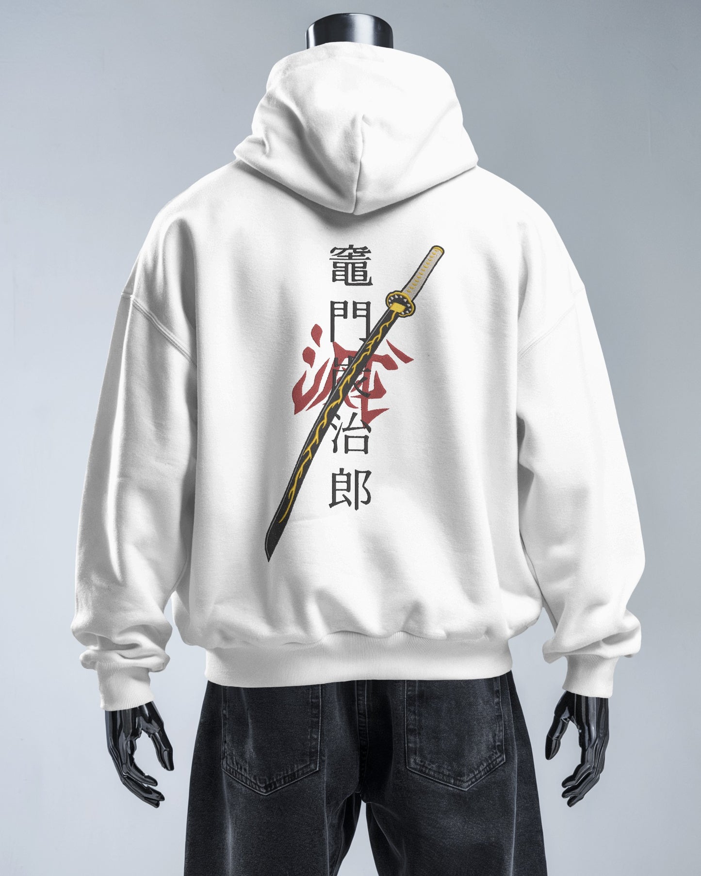 ZENITSU Embroidered Oversized Hoodie
