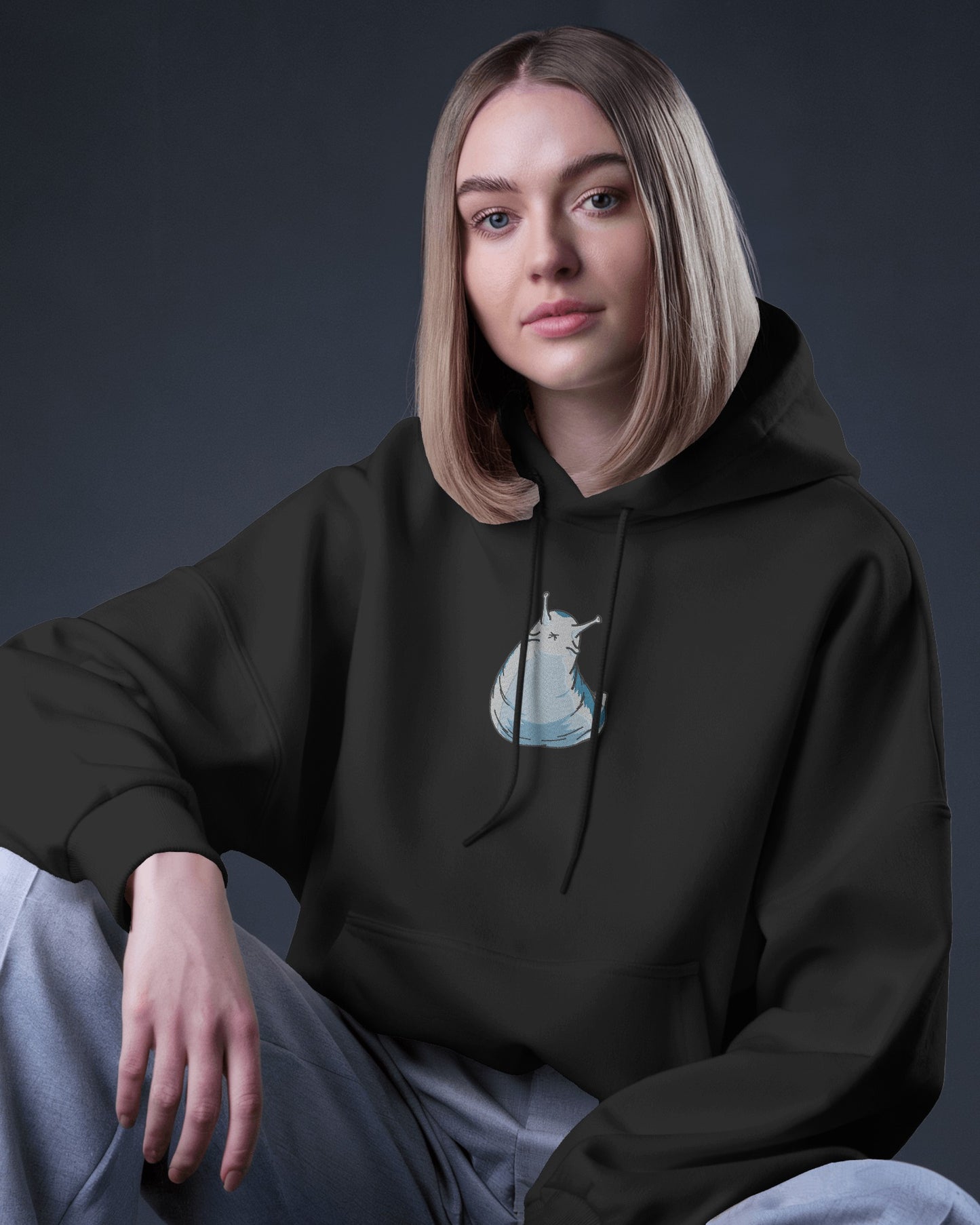TSUNADE Embroidered Oversized Hoodie