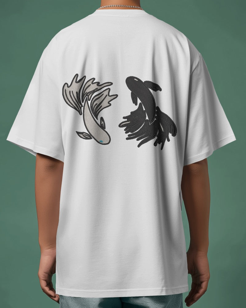 GOJO & GETO Embroidered Oversized TShirt