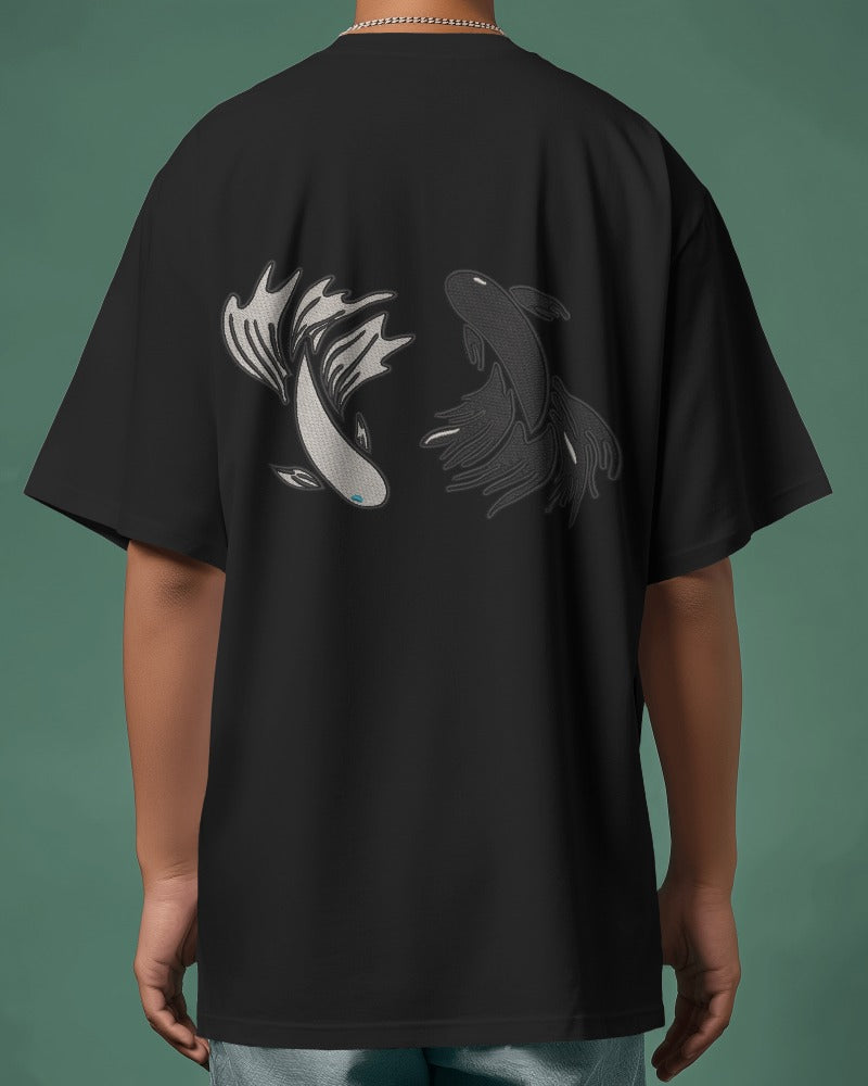 GOJO & GETO Embroidered Oversized TShirt