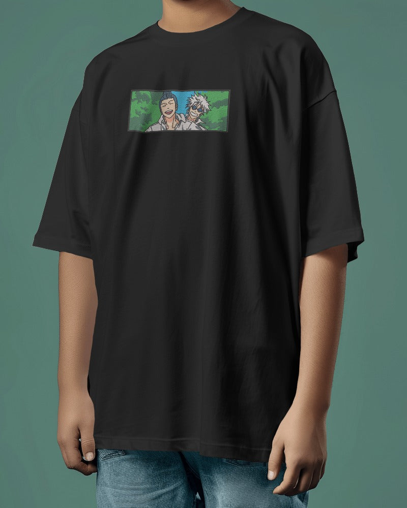 GOJO & GETO Embroidered Oversized TShirt