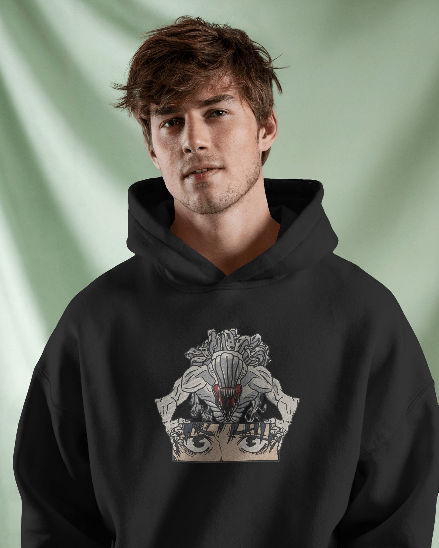 YUTA OKKOTSU & RIKA Embroidered Oversized Hoodie