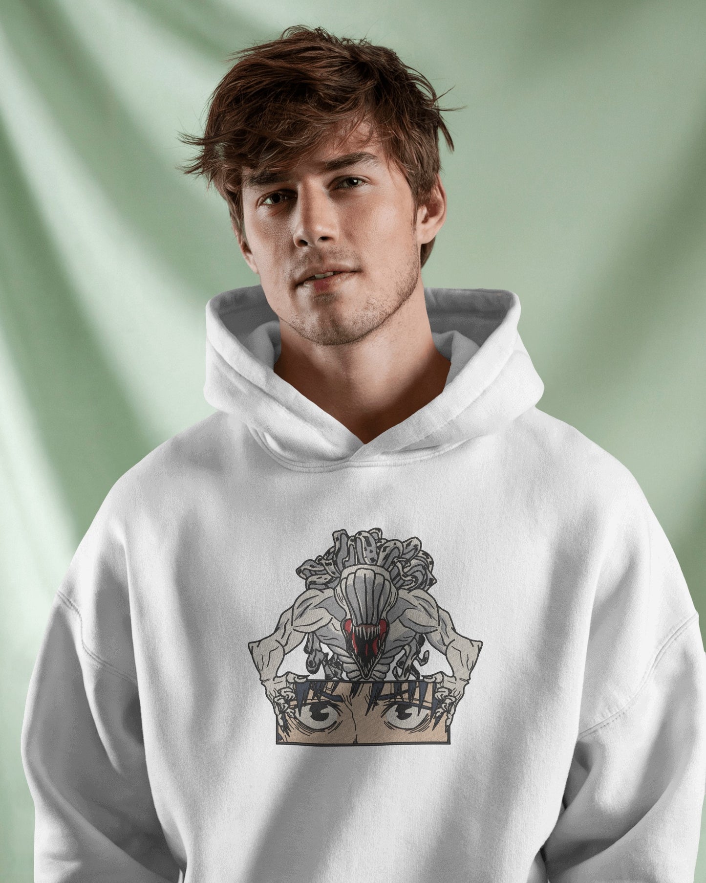 YUTA OKKOTSU & RIKA Embroidered Oversized Hoodie