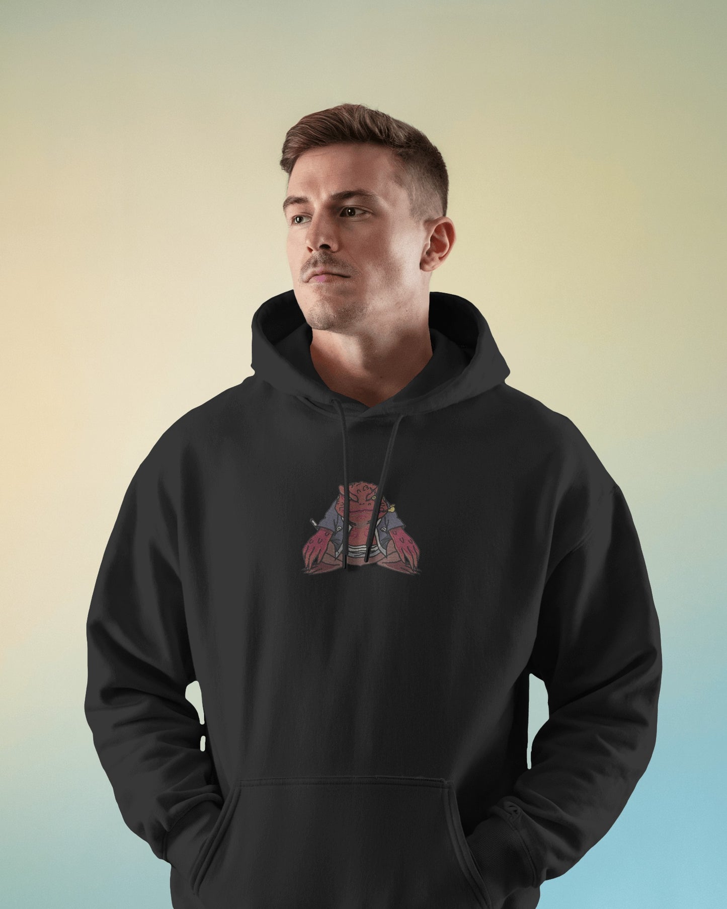 JIRAYA Embroidered Oversized Hoodie