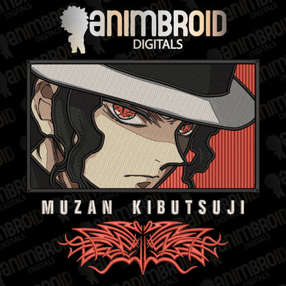Muzan Kibutsuji Embroidery Digitization