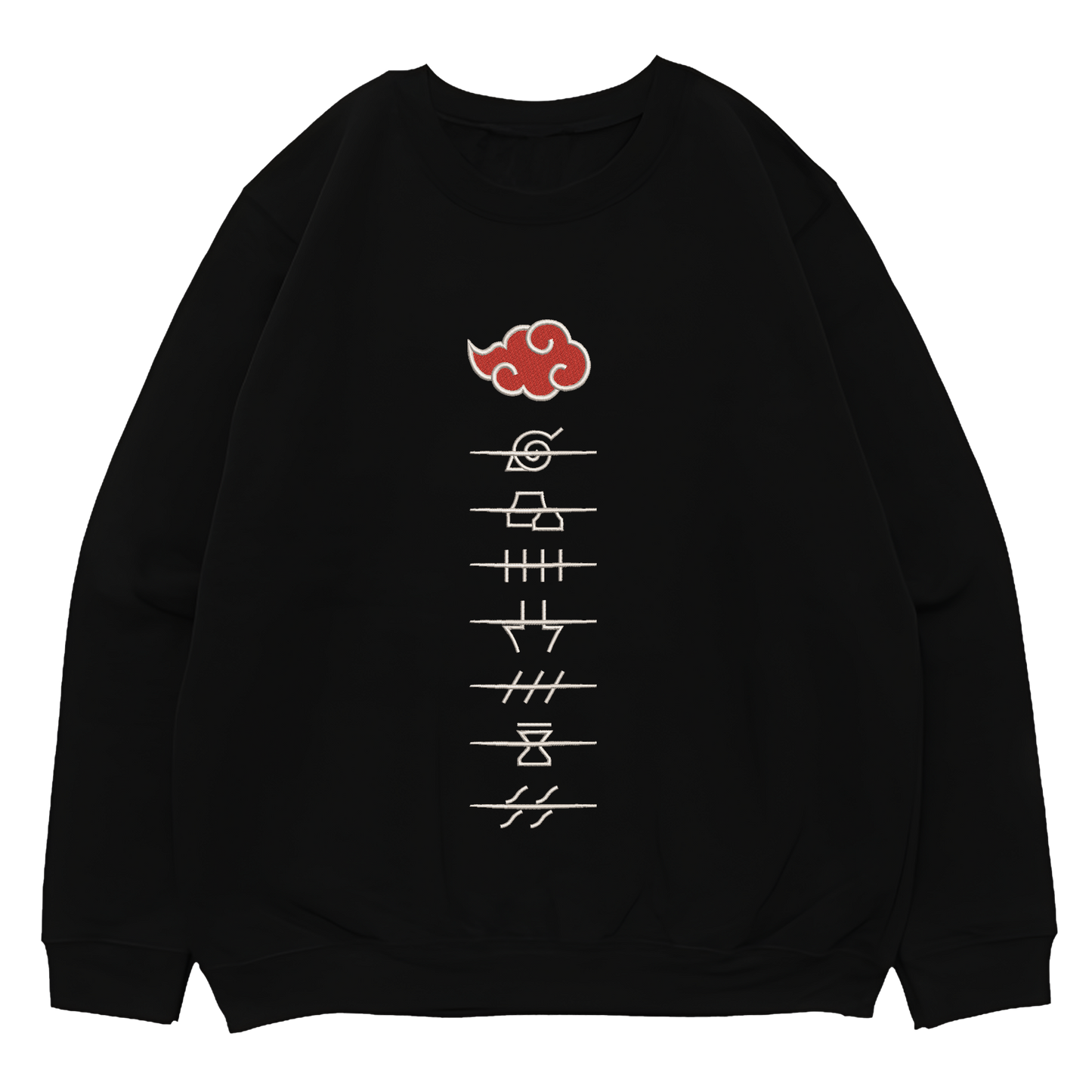 AKATSUKI Embroidered Oversized Sweatshirt