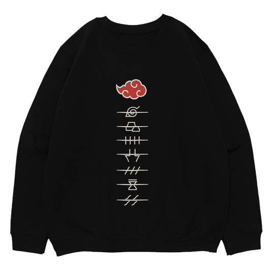 AKATSUKI Embroidered Oversized Sweatshirt