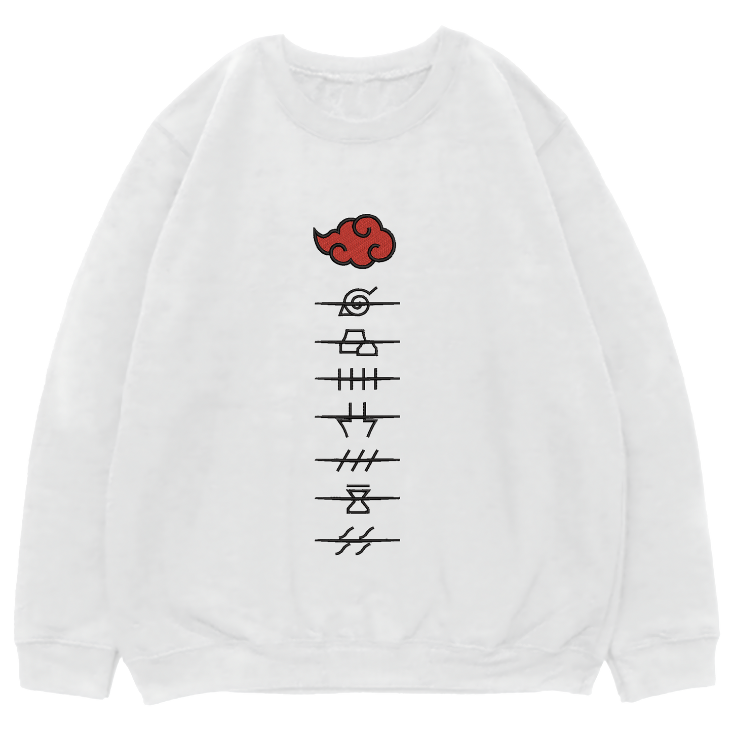 AKATSUKI Embroidered Oversized Sweatshirt