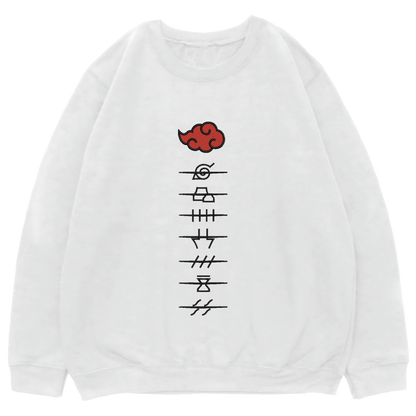 AKATSUKI Embroidered Oversized Sweatshirt