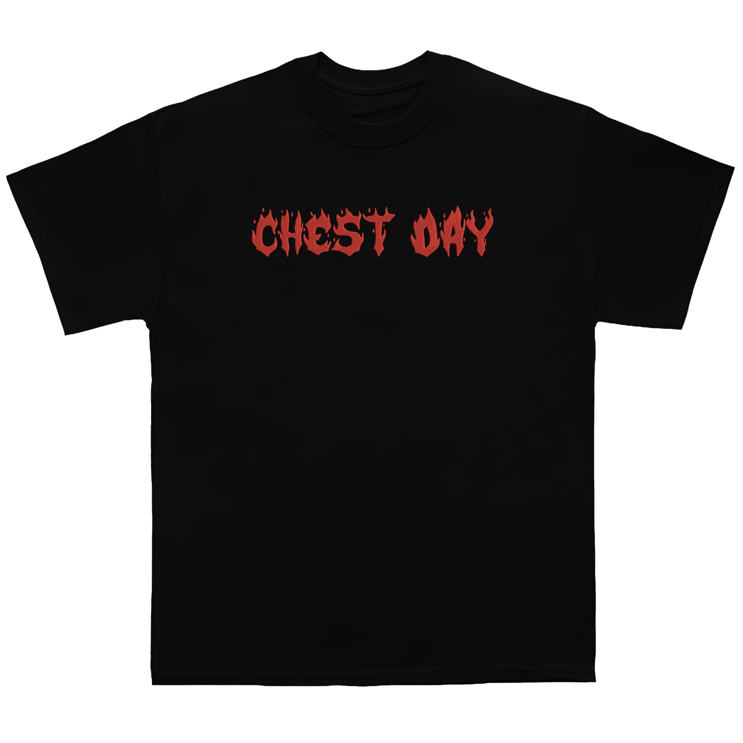 CHEST DAY Exclusive Embroidered Oversized TShirt