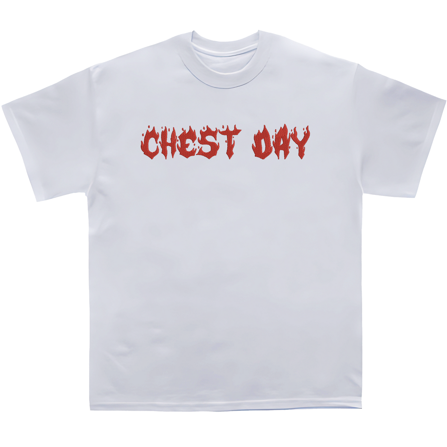 CHEST DAY Exclusive Embroidered Oversized TShirt