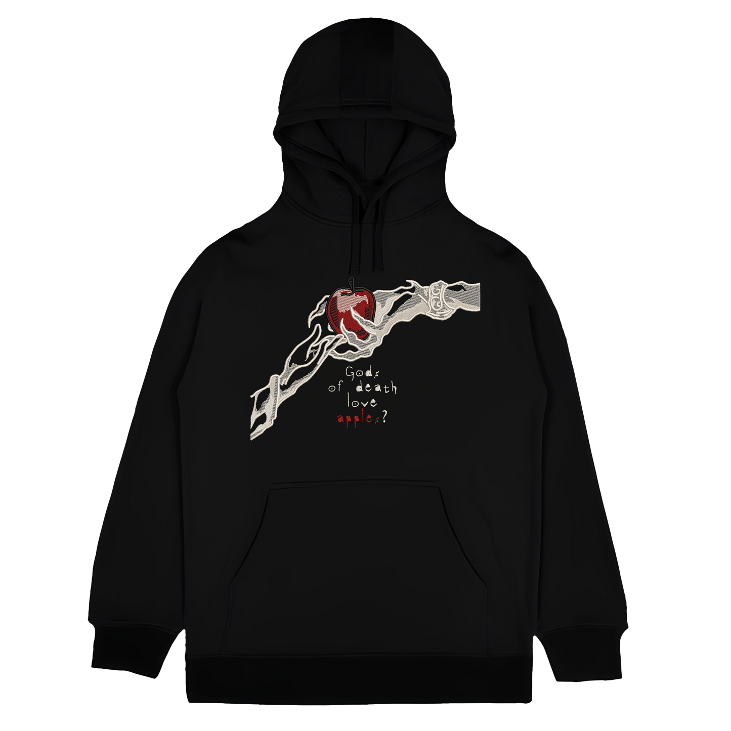 DEATHNOTE 1 Embroidered Oversized Hoodie