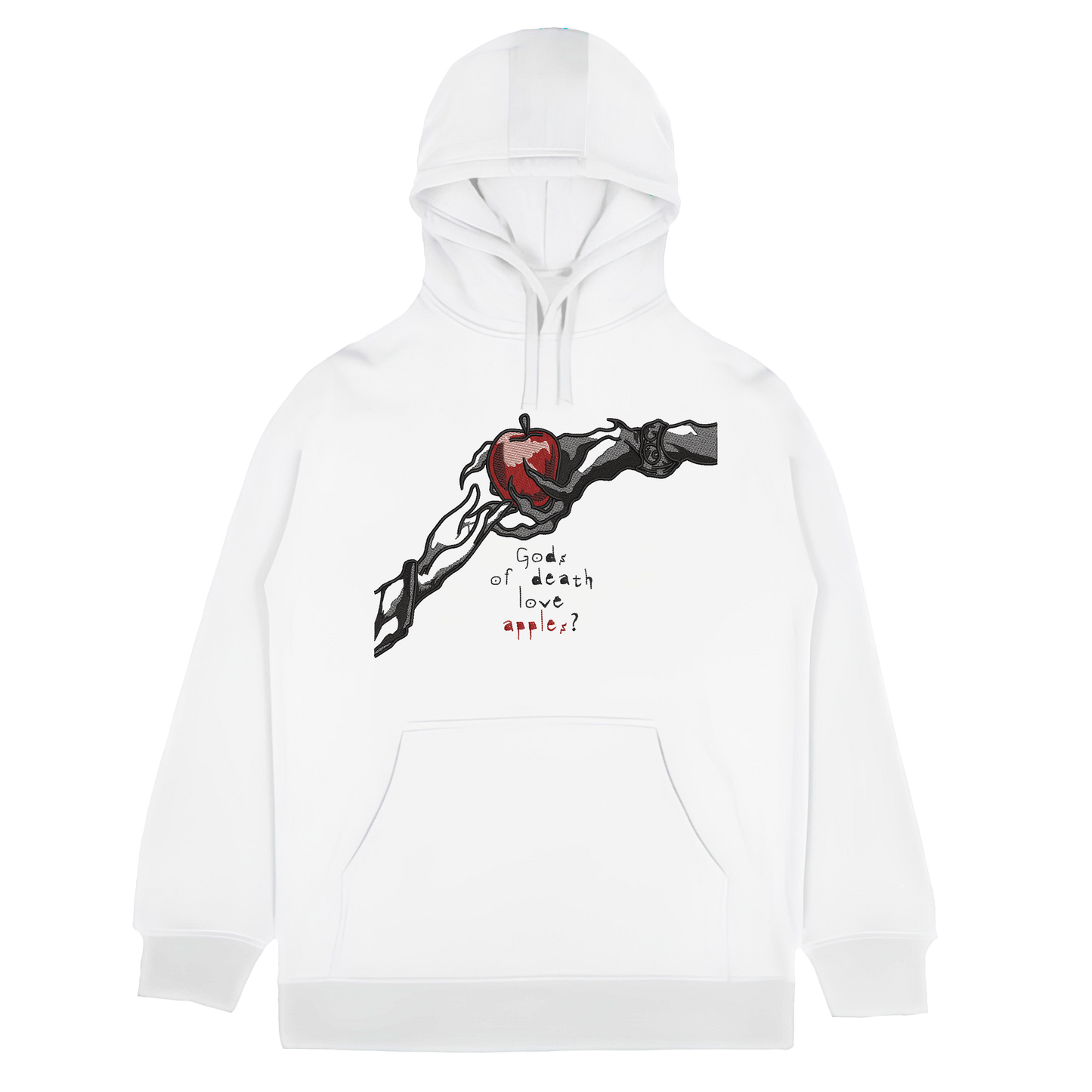 DEATHNOTE 1 Embroidered Oversized Hoodie