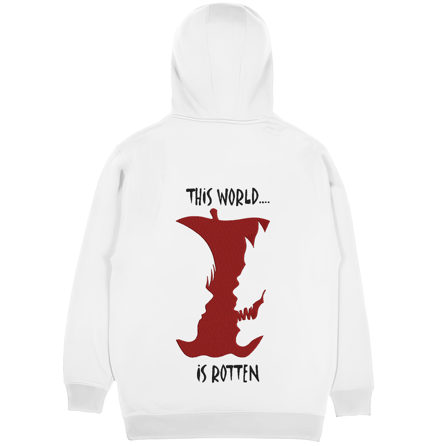 DEATHNOTE 2 Embroidered Oversized Hoodie