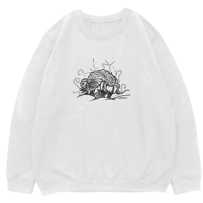 EREN YEAGER Embroidered Oversized Sweatshirt