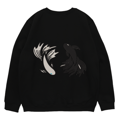 GOJO & GETO Embroidered Oversized Sweatshirt