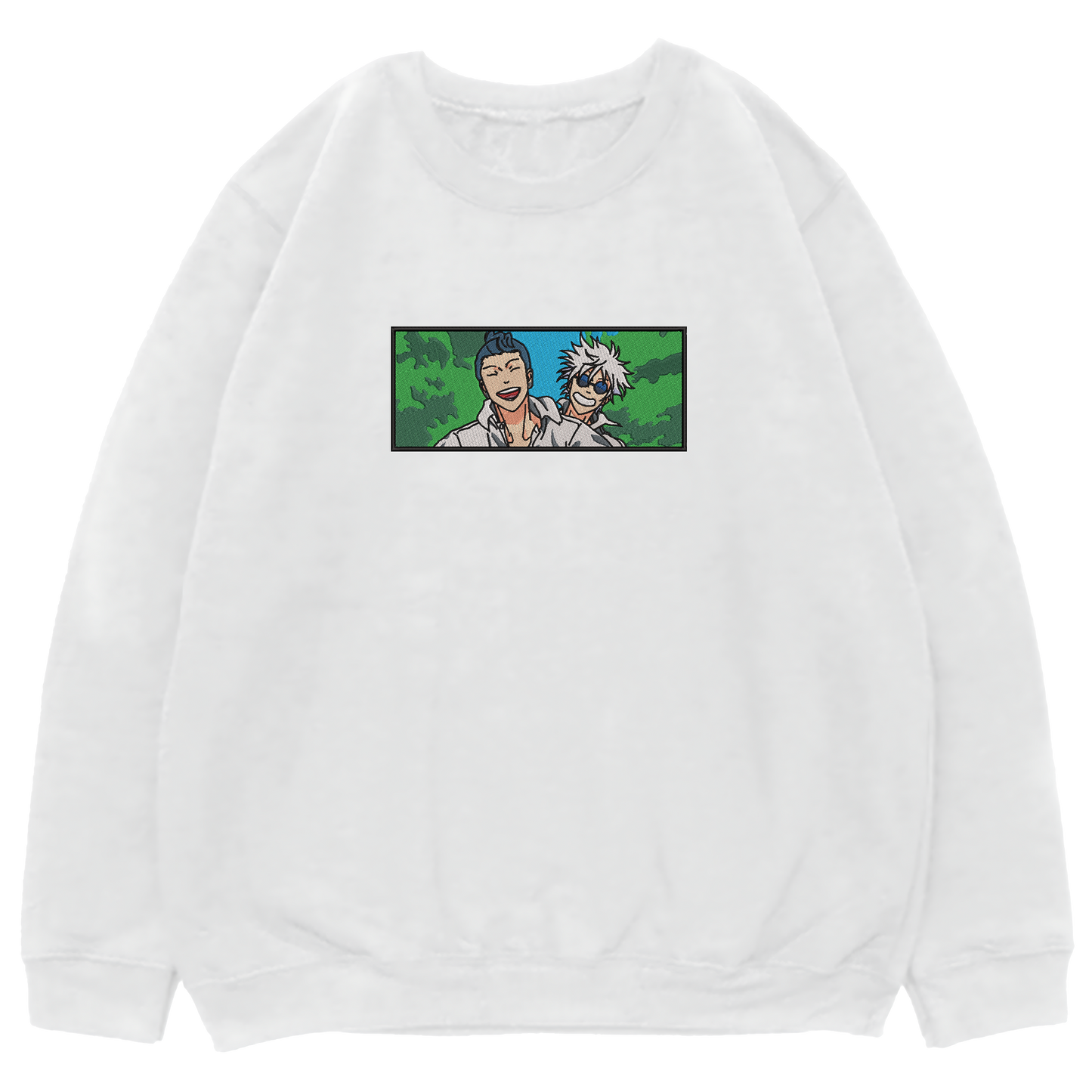 GOJO & GETO Embroidered Oversized Sweatshirt