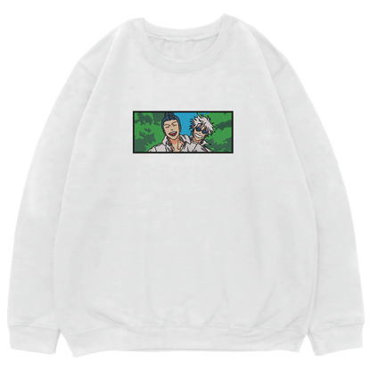 GOJO & GETO Embroidered Oversized Sweatshirt