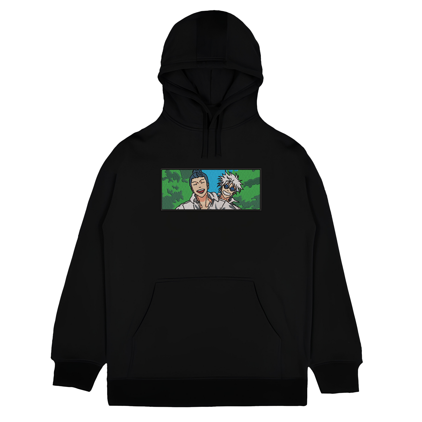 GOJO & GETO Embroidered Oversized Hoodie