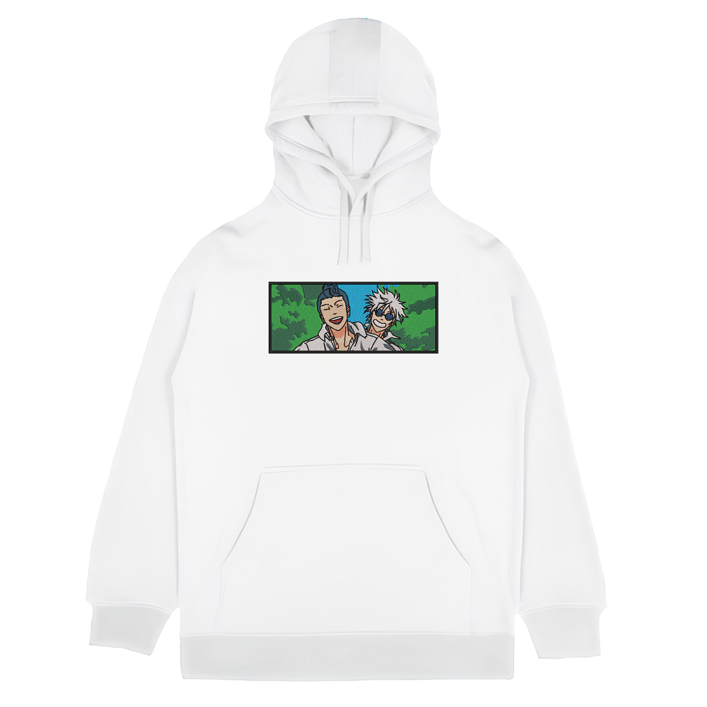 GOJO & GETO Embroidered Oversized Hoodie