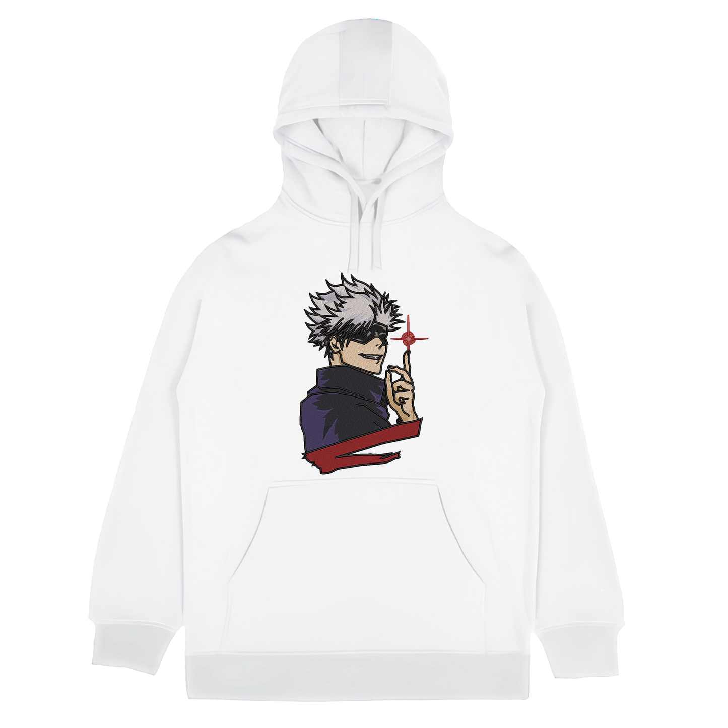 GOJO SATORU Embroidered Oversized Hoodie