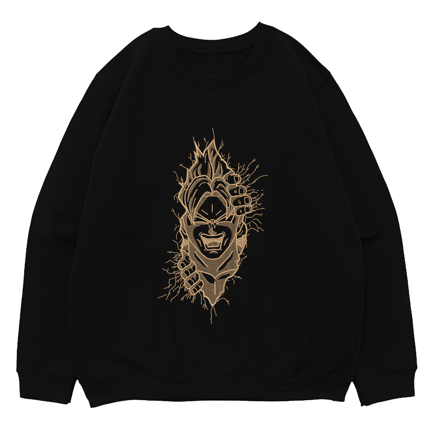 GOKU Embroidered Oversized Sweatshirt