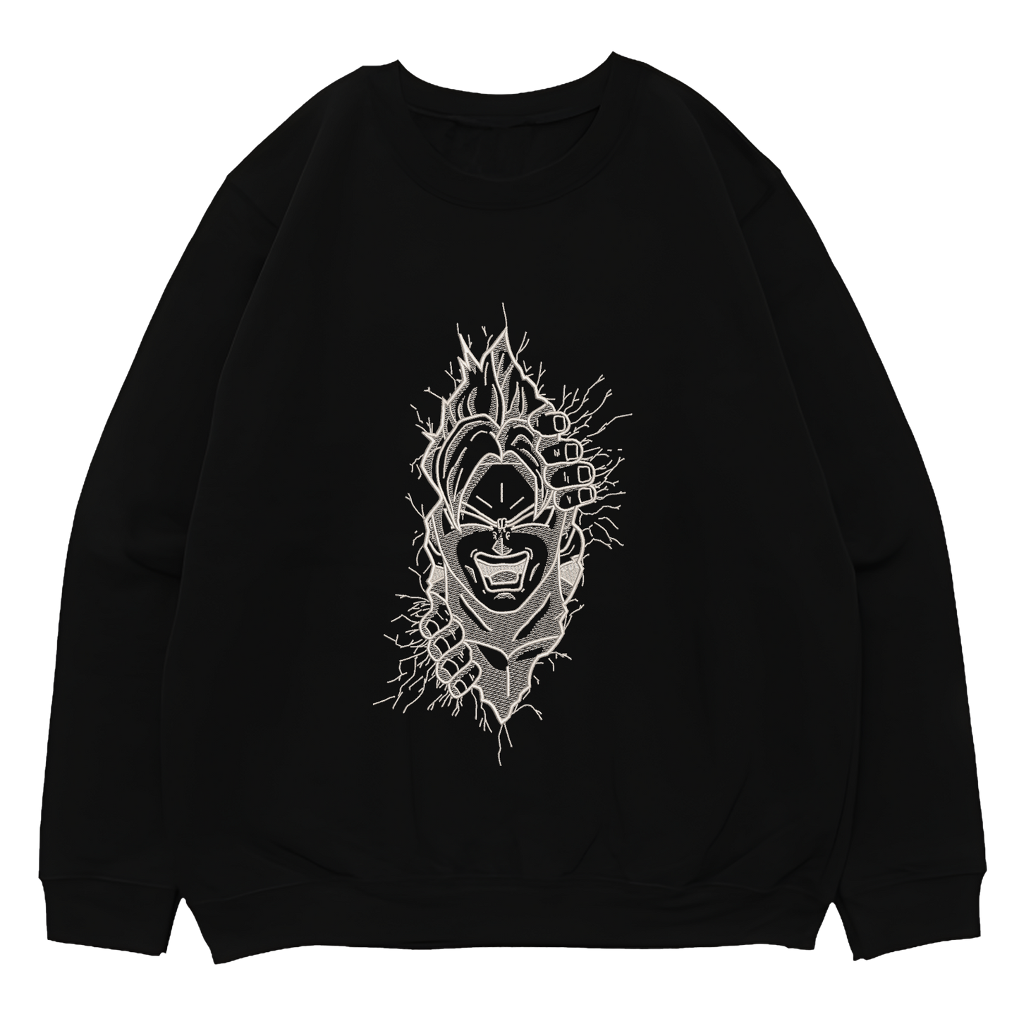 GOKU Embroidered Oversized Sweatshirt