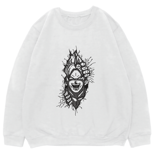 GOKU Embroidered Oversized Sweatshirt