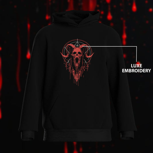 The Horror Embroidery Hoodie 1 - Luxe Embroidery