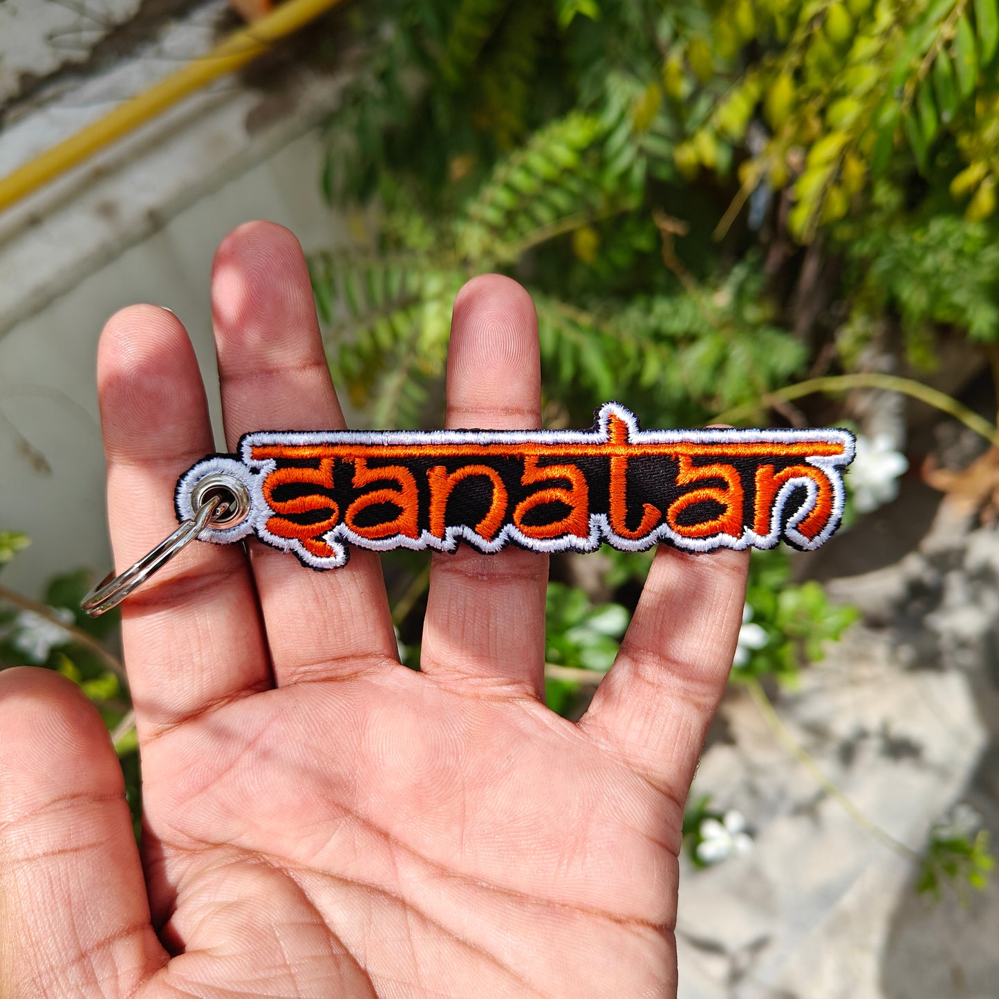 SANATAN DHARMA Embroidered Jet Tag