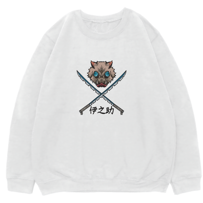 INOSUKE Embroidered Oversized Sweatshirt