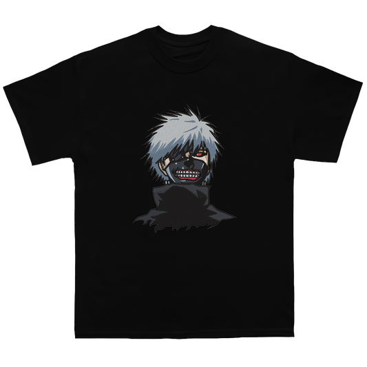 KEN KANEKI Embroidered Oversized TShirt