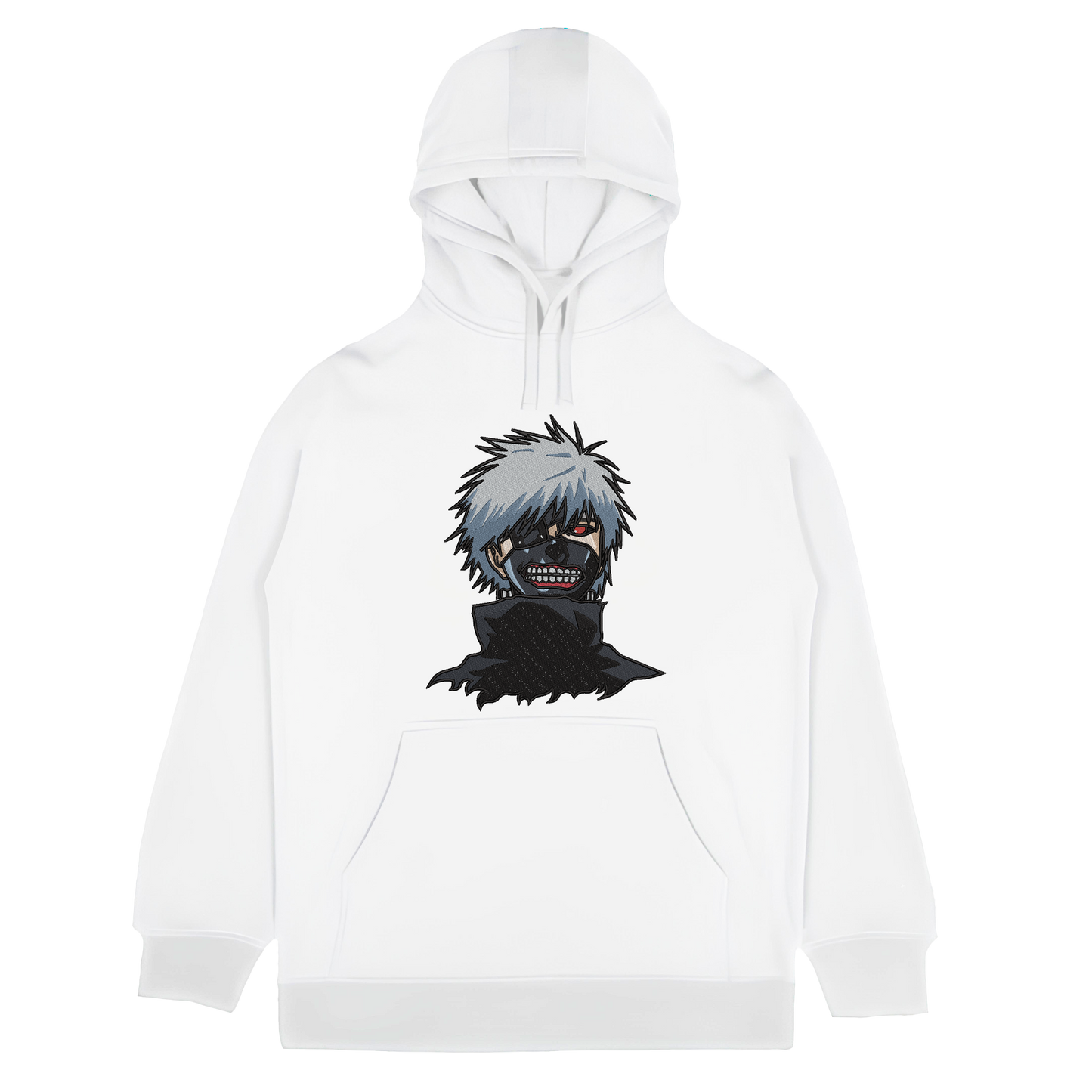 KEN KANEKI Embroidered Oversized Hoodie