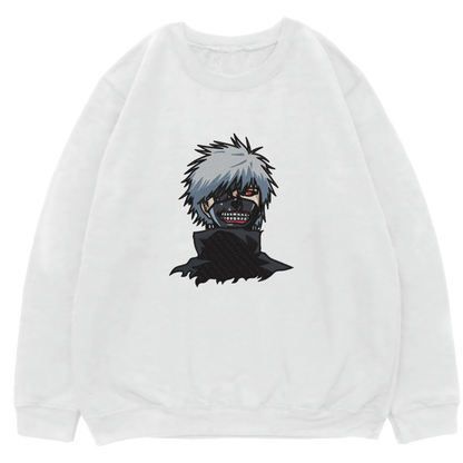 KEN KANEKI Embroidered Oversized Sweatshirt