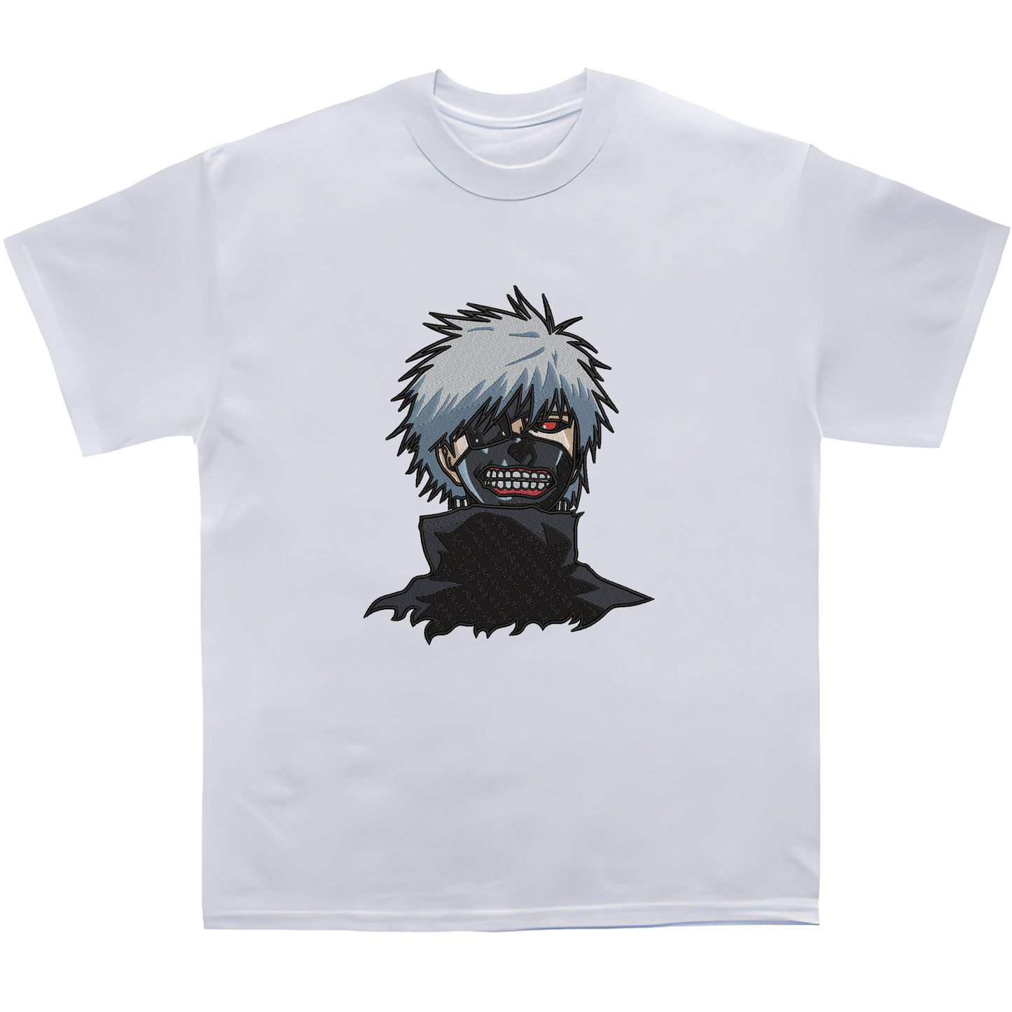 KEN KANEKI Embroidered Oversized TShirt