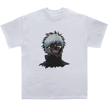 KEN KANEKI Embroidered Oversized TShirt