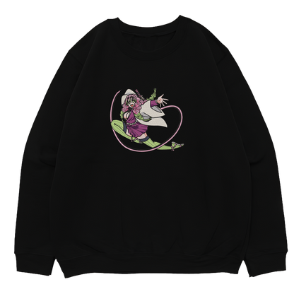 MITSURI KANROJI - LOVE HASHIRA Embroidered Oversized Sweatshirt