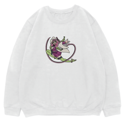 MITSURI KANROJI - LOVE HASHIRA Embroidered Oversized Sweatshirt