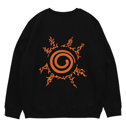 NARUTO-KURAMA SEAL Embroidered Oversized Sweatshirt