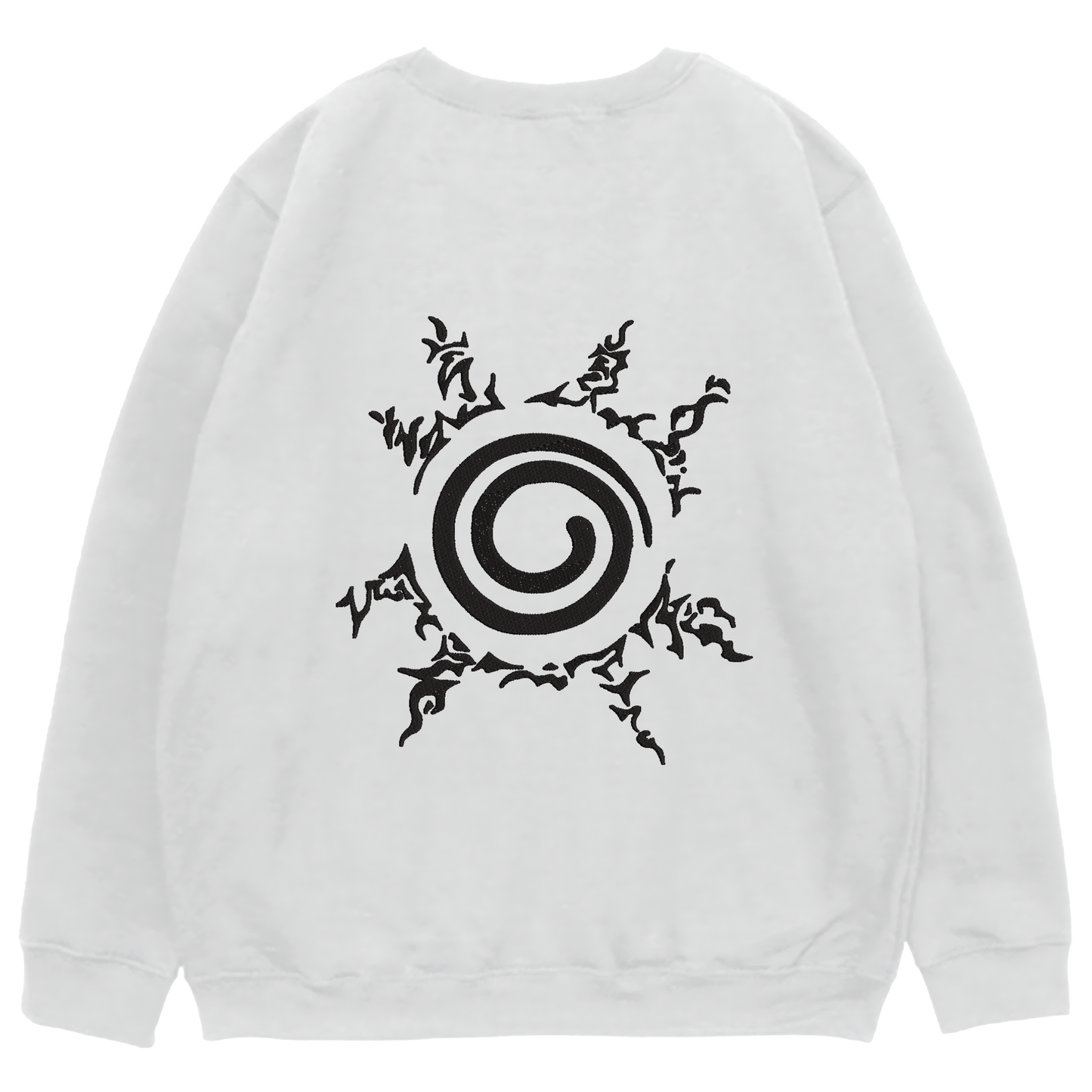 NARUTO-KURAMA SEAL Embroidered Oversized Sweatshirt