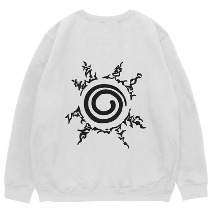 NARUTO-KURAMA SEAL Embroidered Oversized Sweatshirt