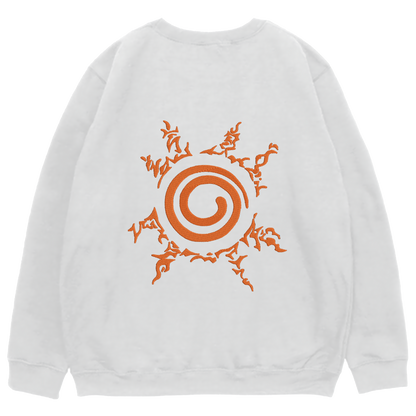 NARUTO-KURAMA SEAL Embroidered Oversized Sweatshirt